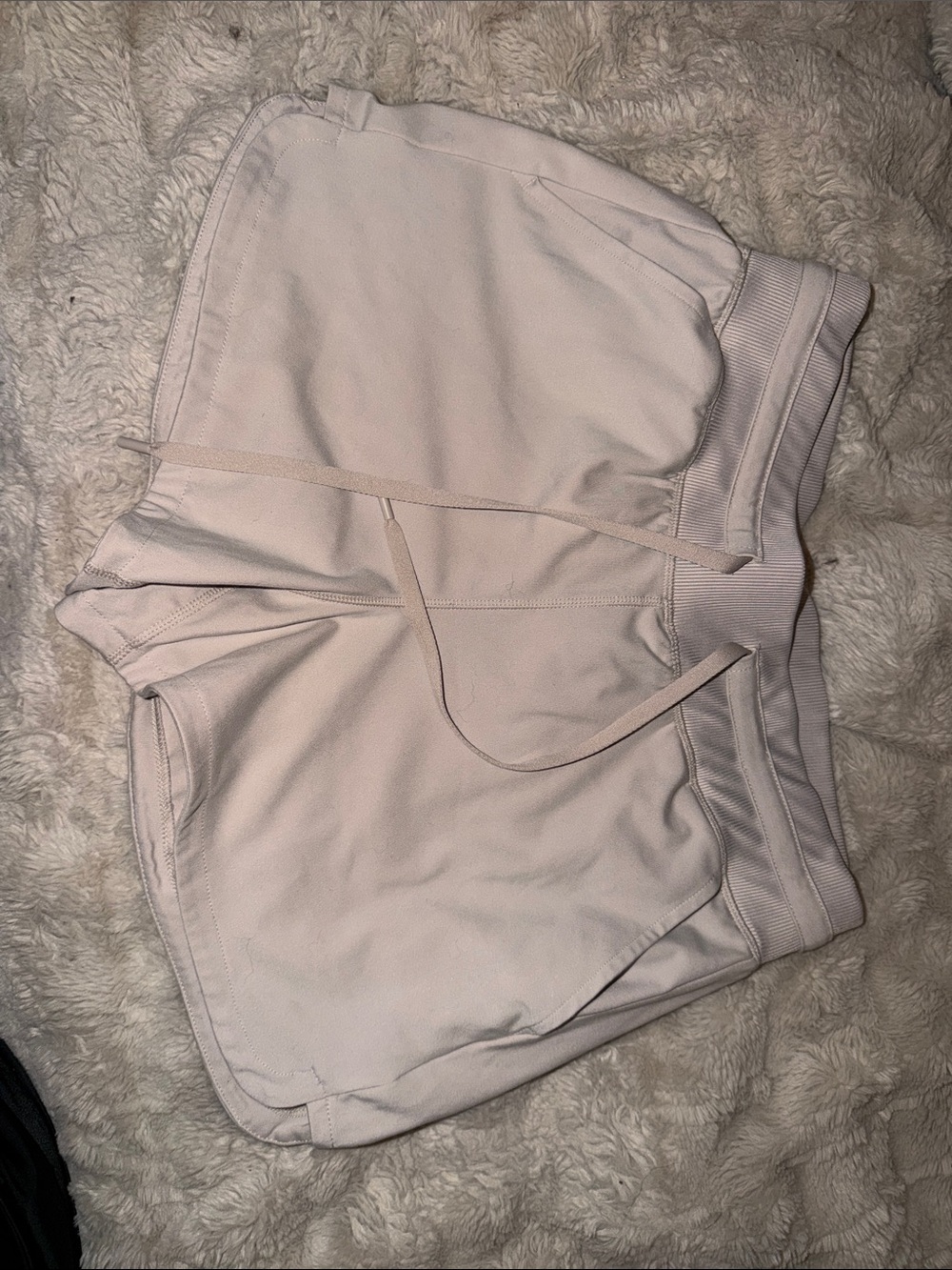 Yogalicious Tan Athletic Drawstring Shorts